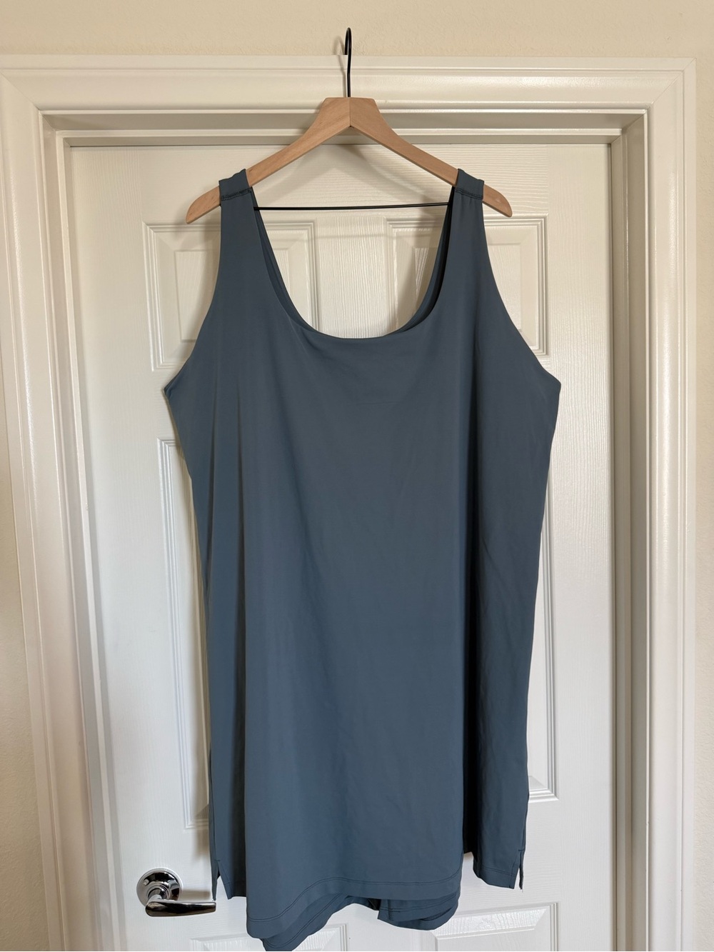 Old Navy Active PowerSoft Sleeveless Athletic Dress 4X Blue Built-In Shorts